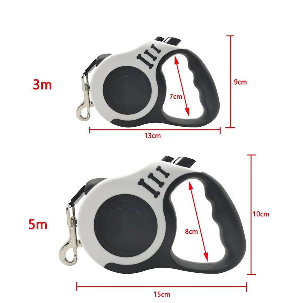 Retractable Dog Leash | Strong Nylon Lead for Small and Medium Dogs and Cats