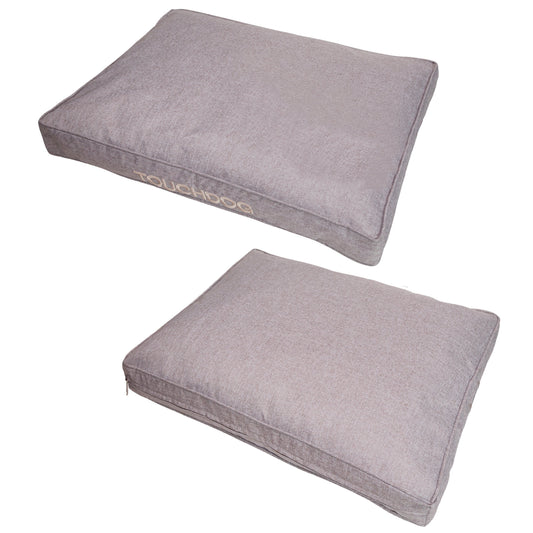 Touchdog 'Hushky' Water-Resistant Premium Raised Rectangular Dog Mat