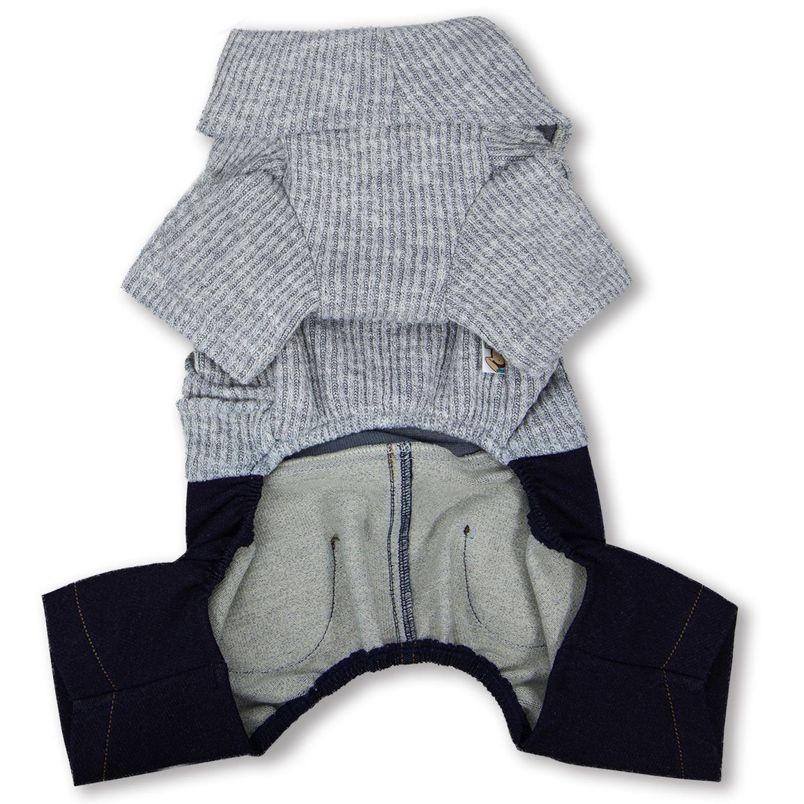Touchdog Vogue Neck-Wrap Full Body Fashion Dog Sweater Outfit
