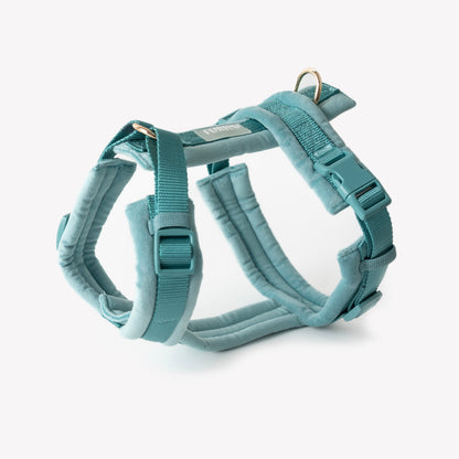 Blue - Velvet Dog Harness