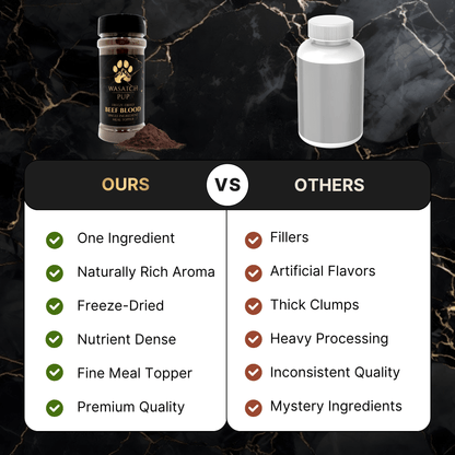 Freeze-Dried Beef Blood | Meal Topper