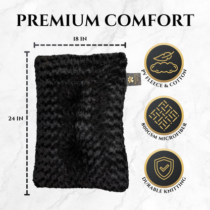 Cozy Canine Plush Dog Bed for Small & Medium Dogs
