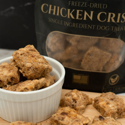 Freeze-Dried Chicken Crisps Dog Treats