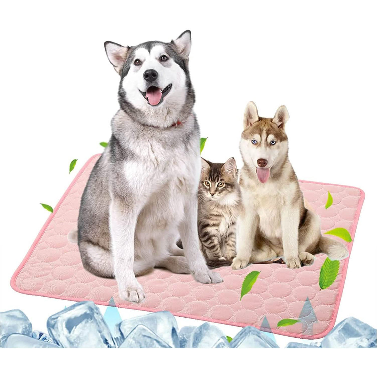 Automatic Cooling Dog Mat Washable Pet Sleeping Blanket Mat