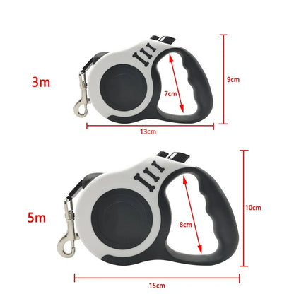 Retractable Dog Leash | Strong Nylon Lead for Small and Medium Dogs and Cats